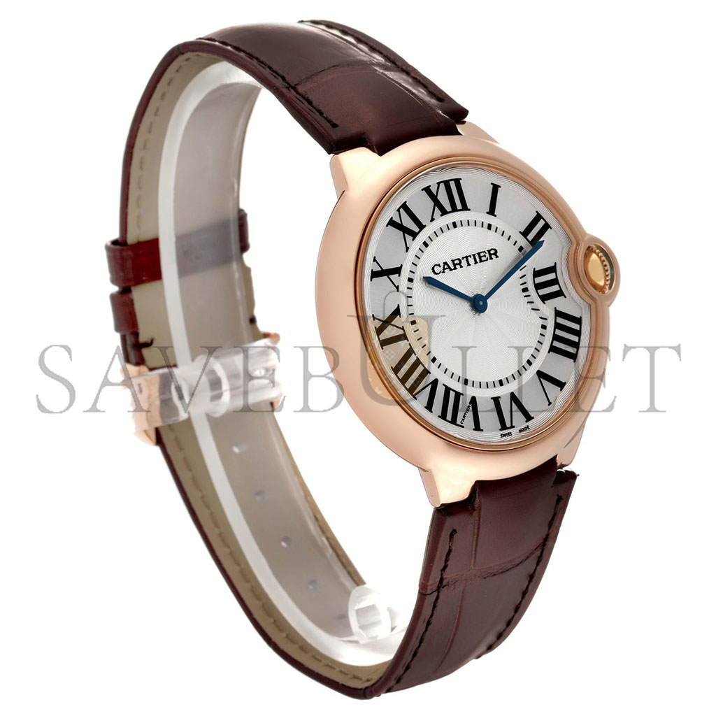 CARTIER BALLON BLEU ROSE GOLD WATCH W6920083