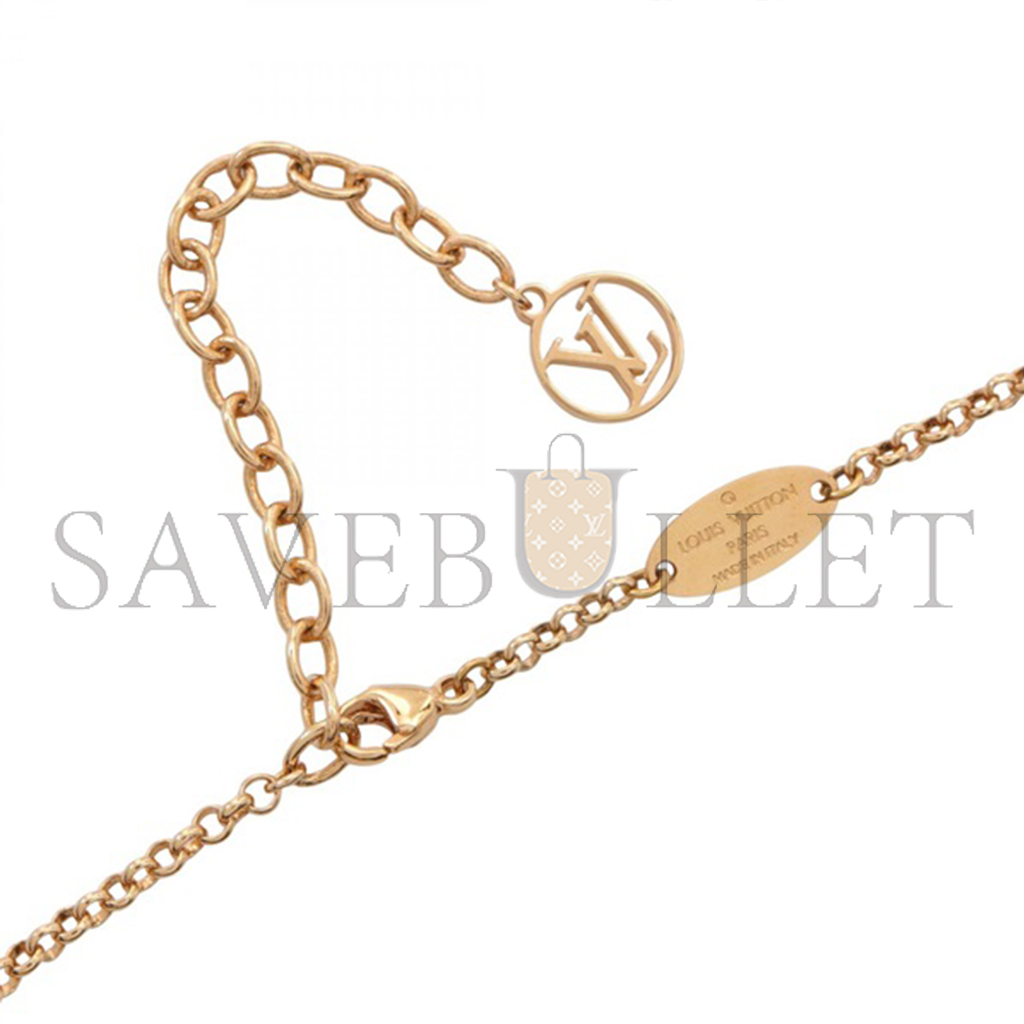 LOUIS VUITTON COLLIER LV LOCKY GOLD M00567